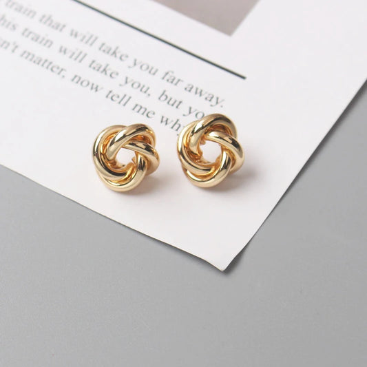Tiny Metal Stud Earrings - TopTrendingCart.com