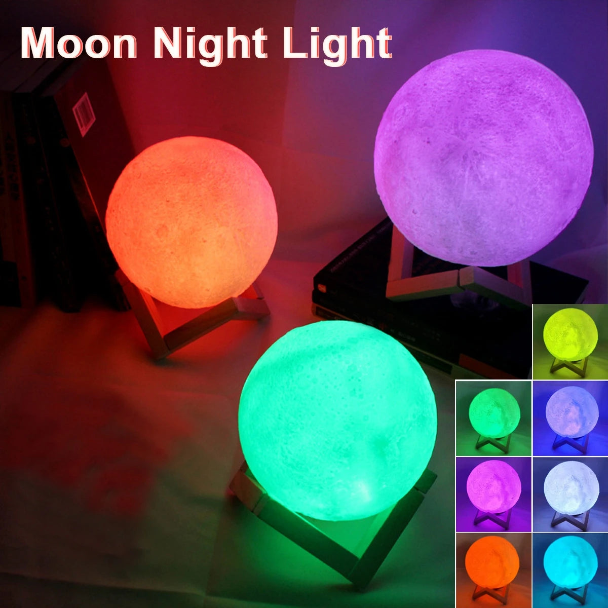 LED Night Moon Lamp - TopTrendingCart.com