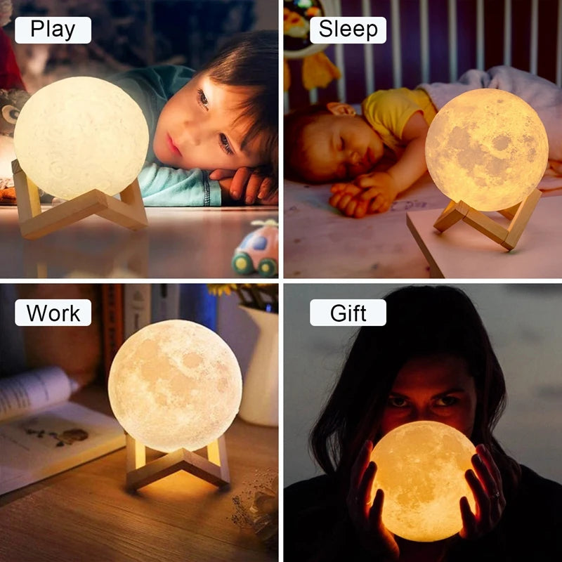 LED Night Moon Lamp - TopTrendingCart.com