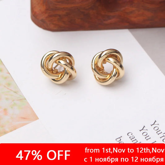 Tiny Metal Stud Earrings - TopTrendingCart.com