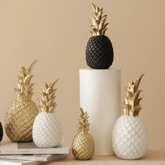 Creative Nordic Gold Pineapple Sculpture Ornament - TopTrendingCart.com